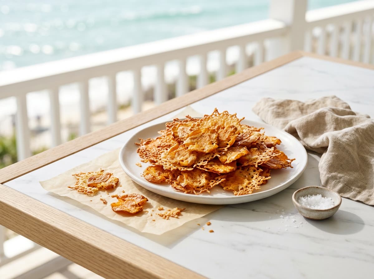 Smashed Parmesan Carrot Chips